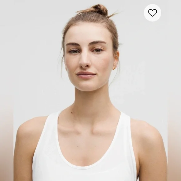 Lululemon NWT Essential Tank Top Pleated in White Size 14 - Picture 5 of 10